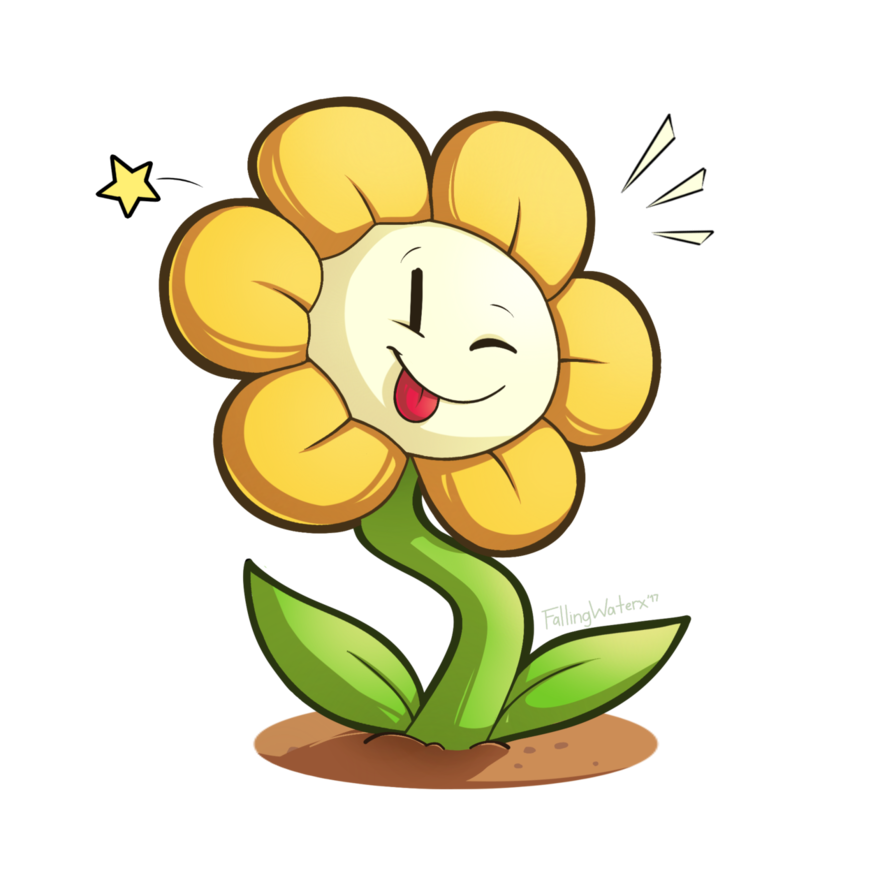 Маленький герой цветок