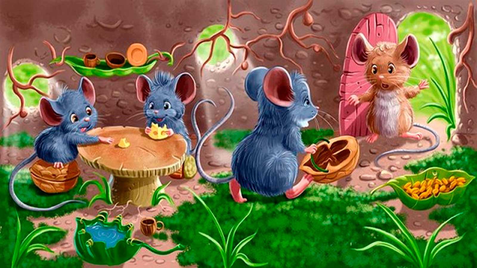 Мир мышей. Мышка Сказочная. Мышка для детей.