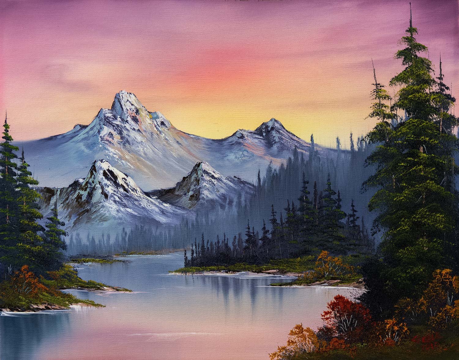 Рисунок красивых гор. Боб Росс картины горы. Живопись. Bob Ross, "Горная река". Картины горы акрилом Боба Росса. Горный пейзаж Боб Росс.