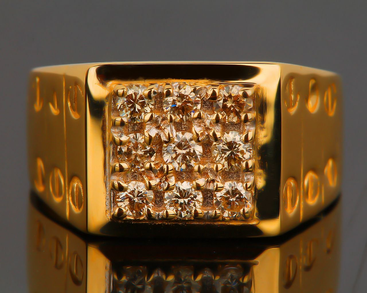 Золотое кольцо для мужчин