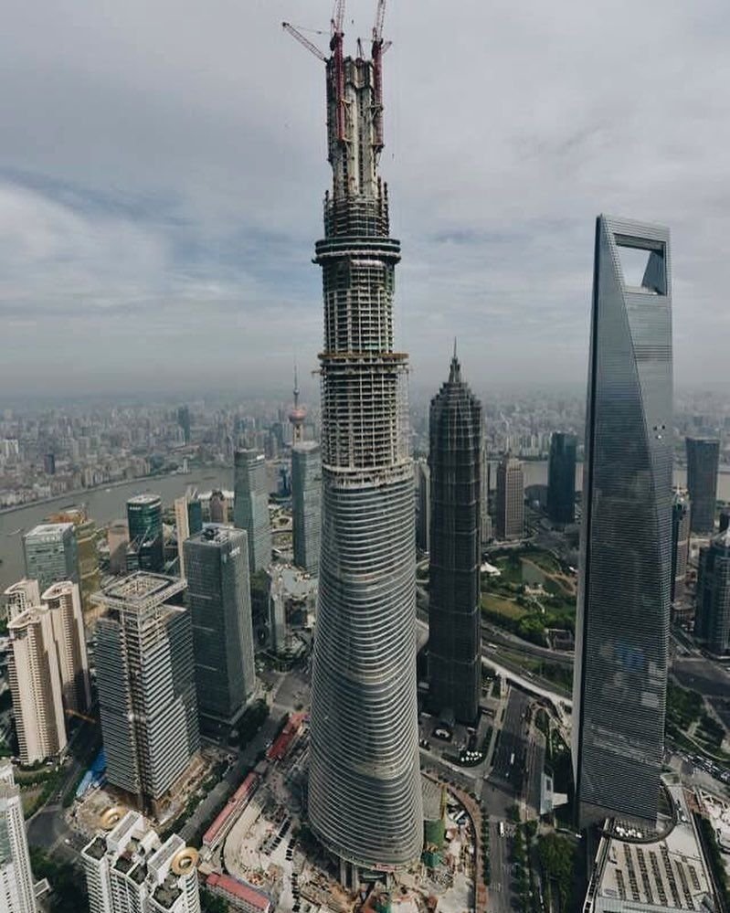 Небоскреб шанхайская башня