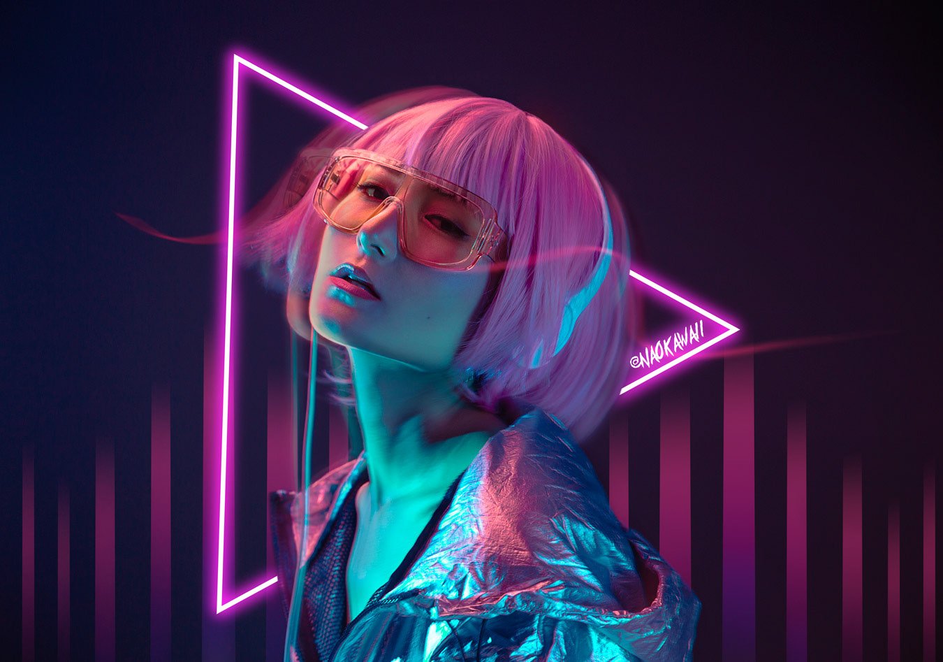 Neon girls cyberpunk фото 81
