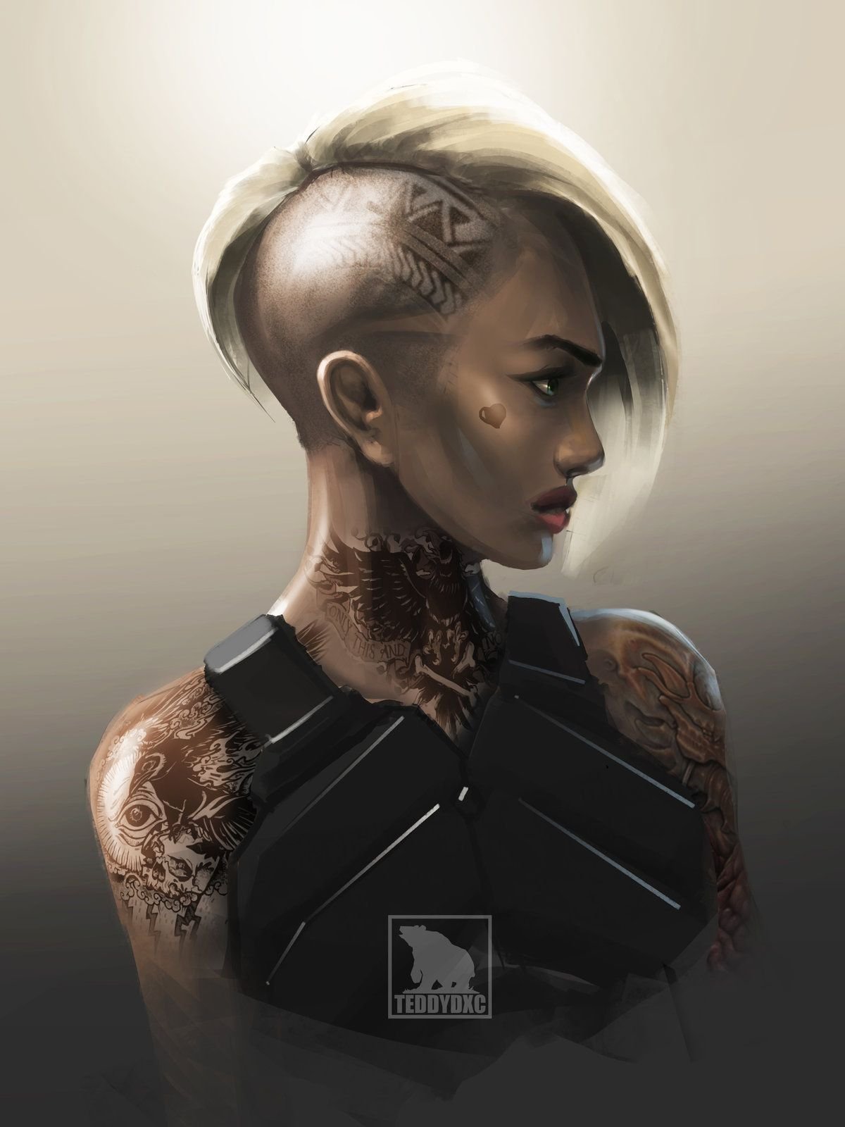 Cyberpunk avatar girl фото 87