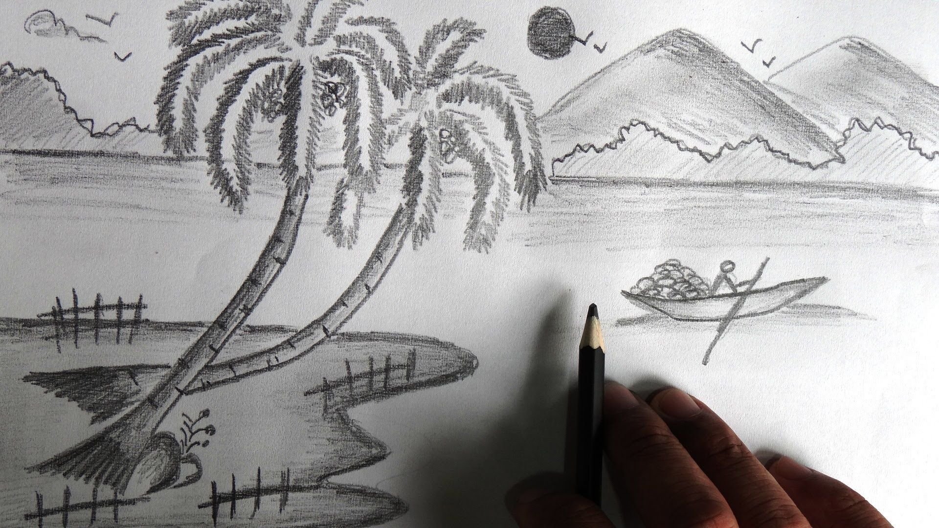 Рисунок природы карандашом легко. Пейзаж карандашом легкий. Рисунки карандашом природа. Рисунки природы карандашом для срисовки. Пейзажи для рисования карандашом.