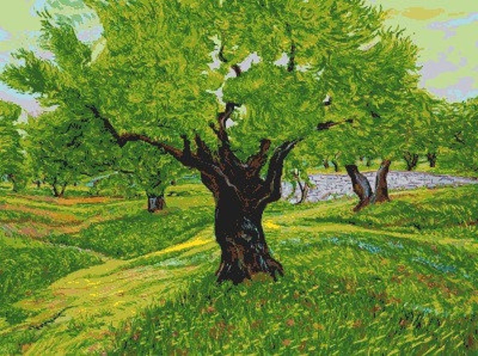Передний картины. Картина дерево. Деревья картины художников. Картины с изображением деревьев. Дерево живопись маслом.
