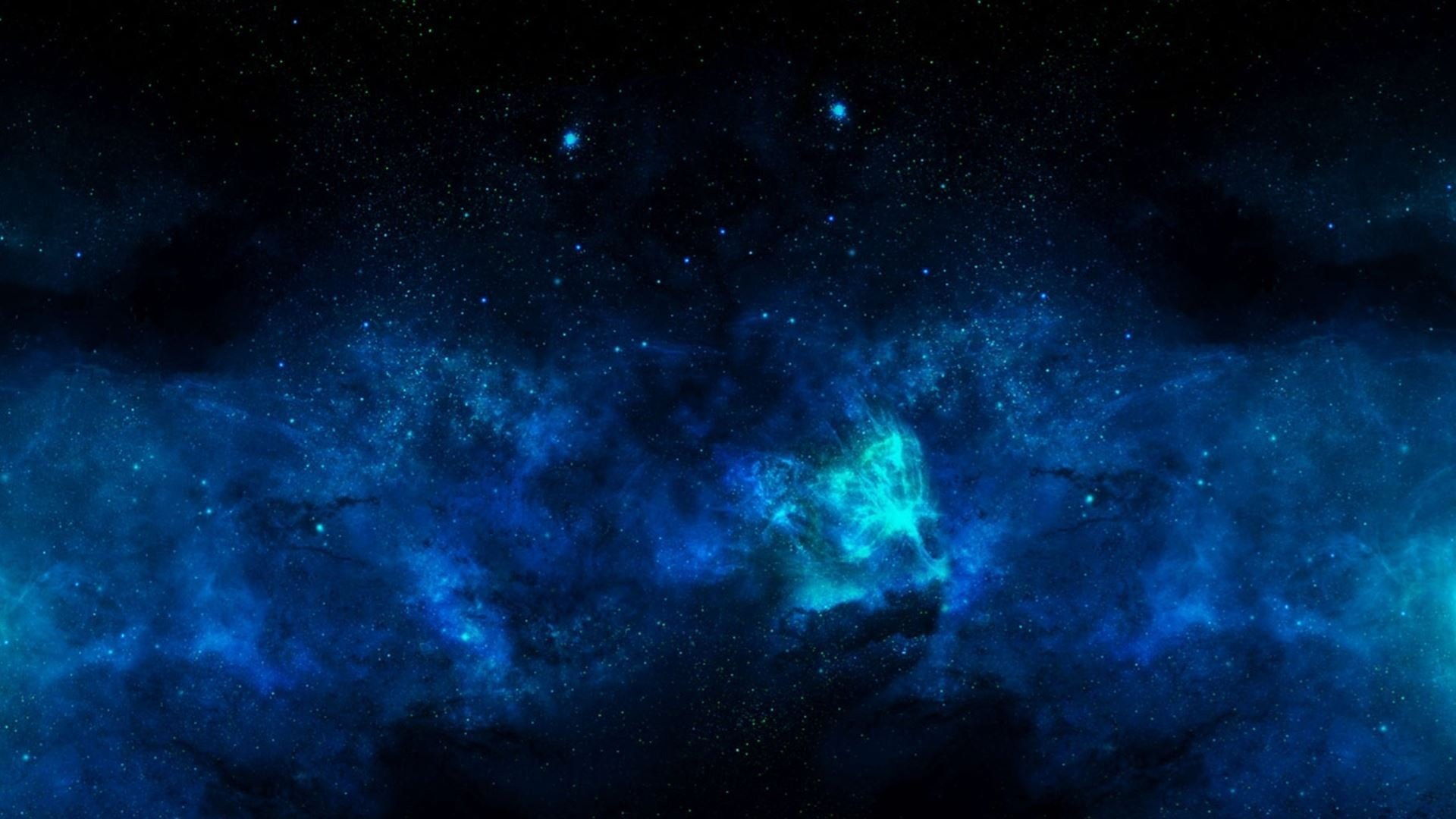 Синий космос - 69 фото