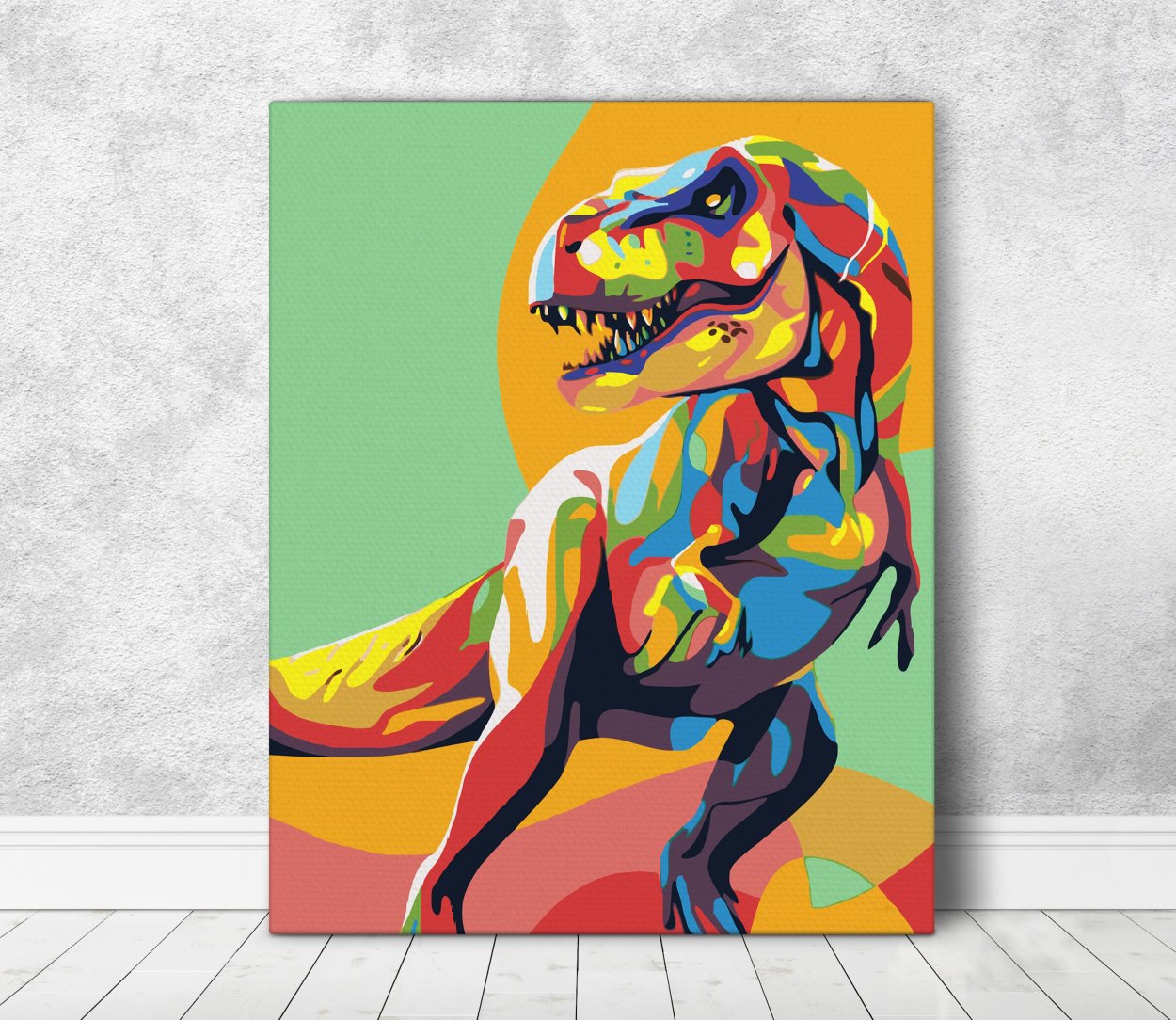 Разноцветные динозавры