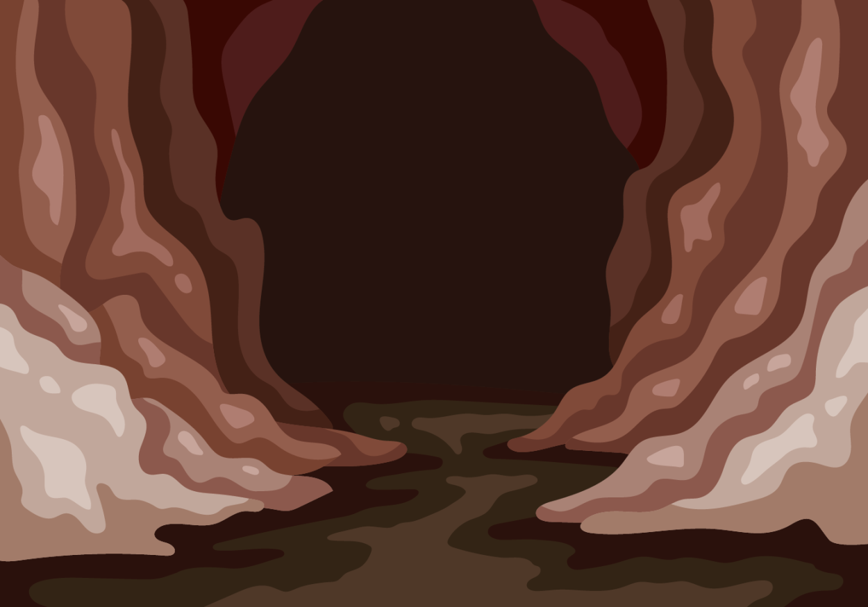 Пещера рисунок