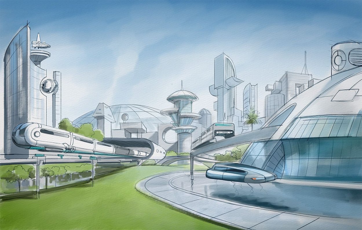 Архитектура будущего рисунок