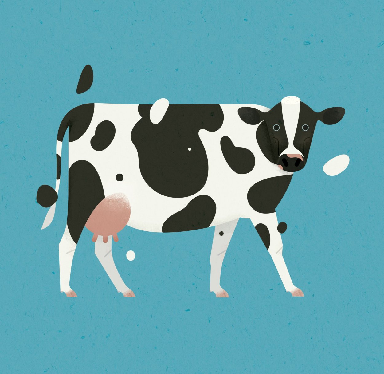 Корова минимализм