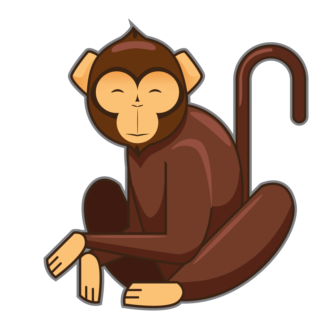 Наблюдать обезьяна. Векторная обезьяна. Обезьяна рисунок. Иллюстрация про обезьянку. Обезьяна мультяшный.