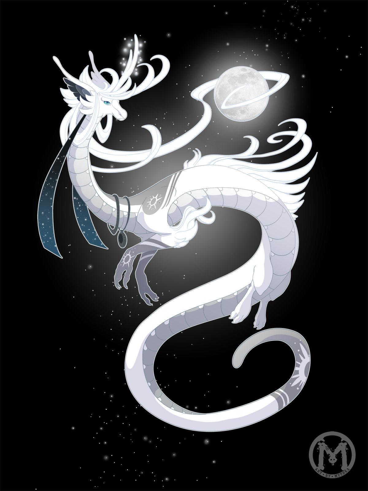 Китайский белый дракон Байлун. Паньлун дракон. Белый дракон Тяньлун. Лунный дракон.