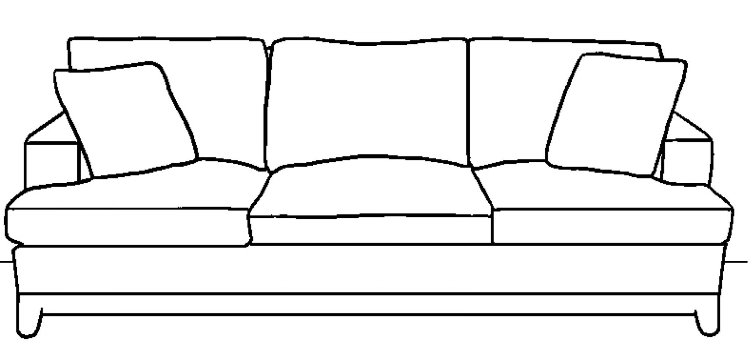 Нарисовать диван