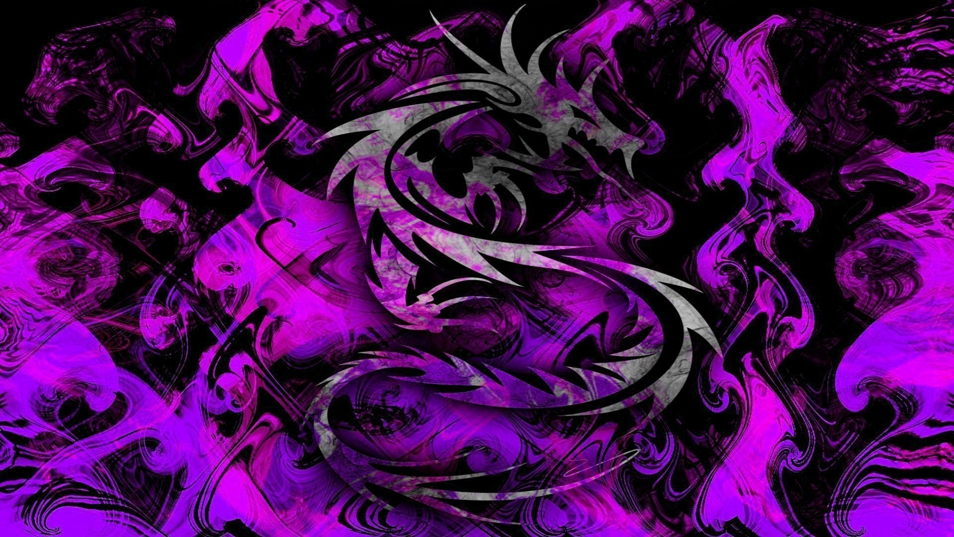 Фиолетово черные обои - 80 фото