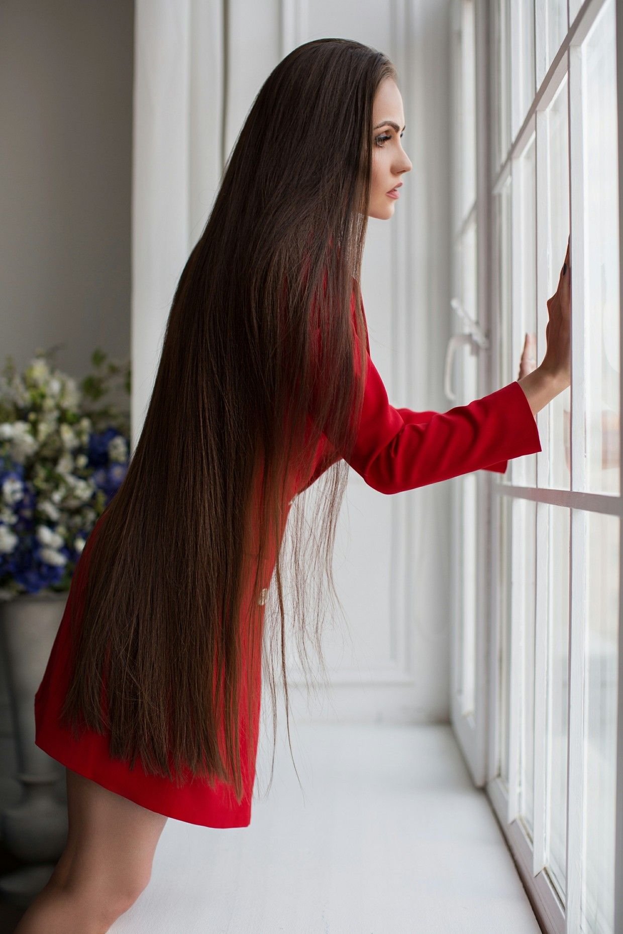 Сильные длинные волосы