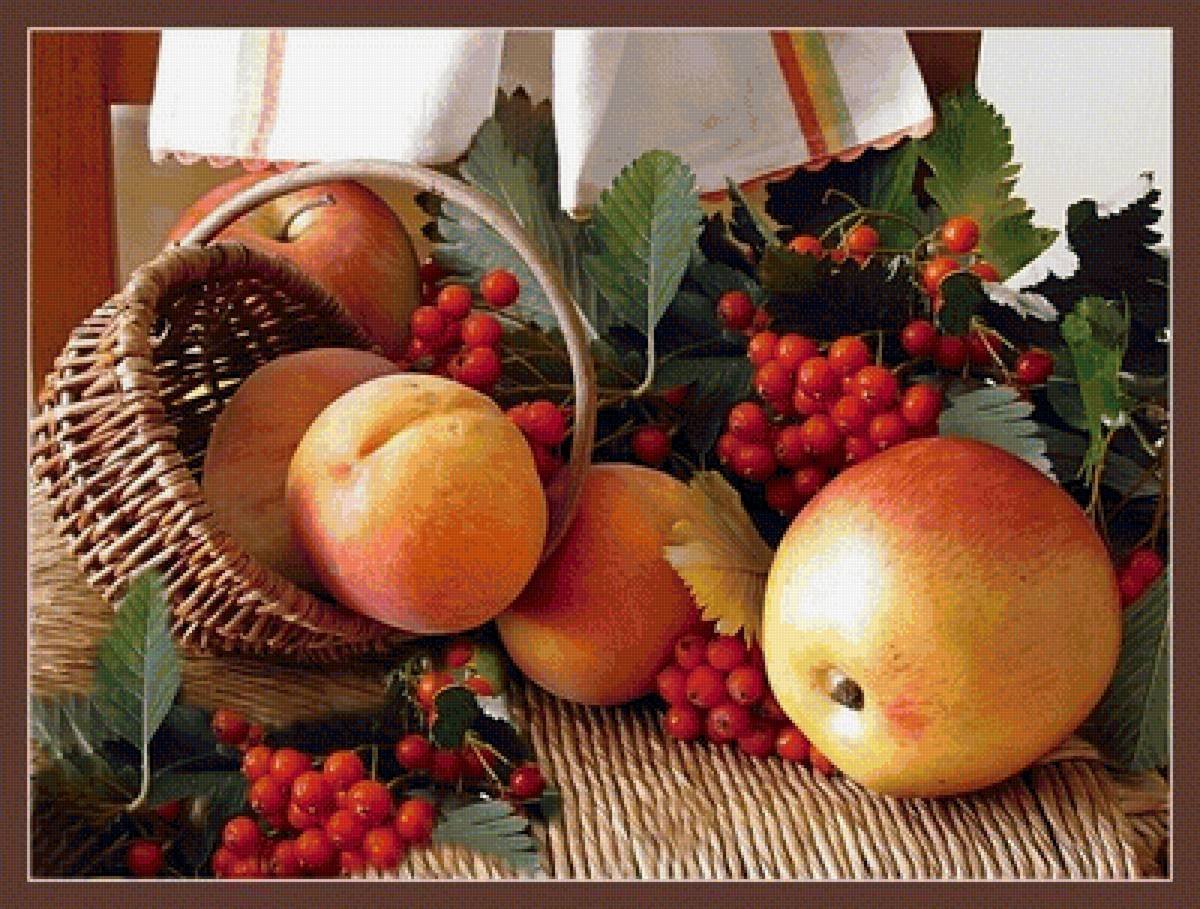 Хорошо лето плодами. Дары осени. Осенние дары природы. Осенние фрукты. Натюрморт дары природы.