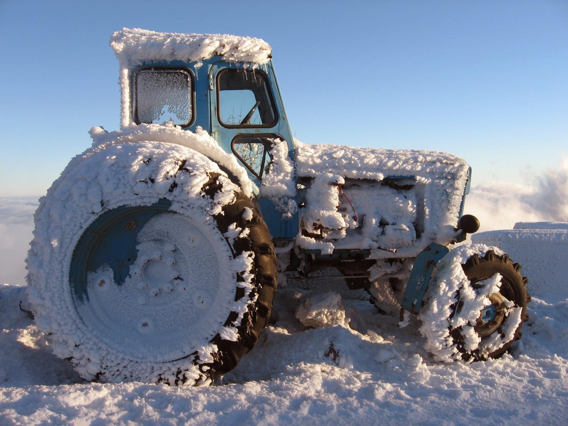 Трактор сиреноголовый. Трактор. Трактор зимой. Трактор снег. Трактор фото.