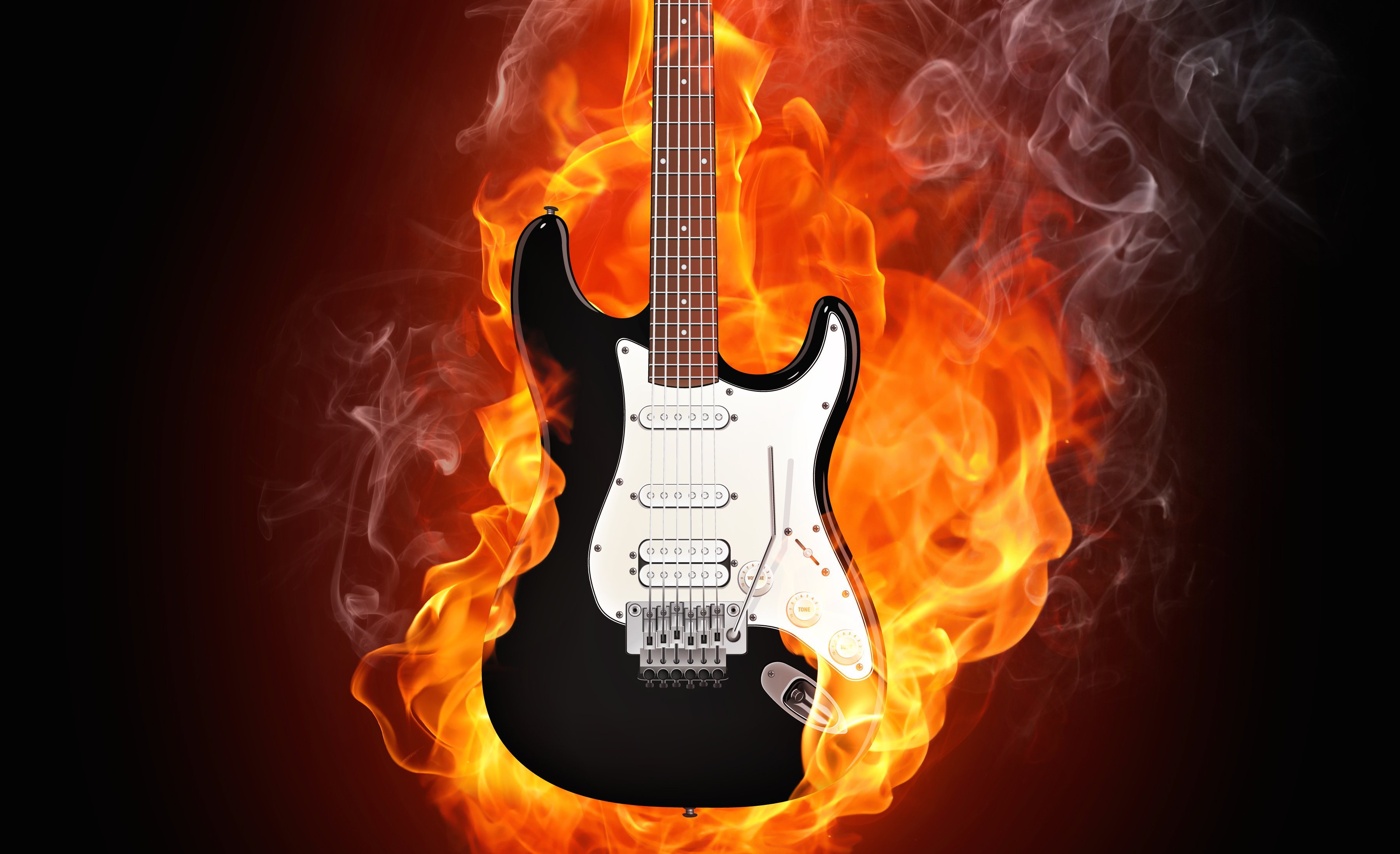Огонь песня под гитару. Рок гитара. Электрогитара в огне. Электрогитара пламя. Электрогитара рок.
