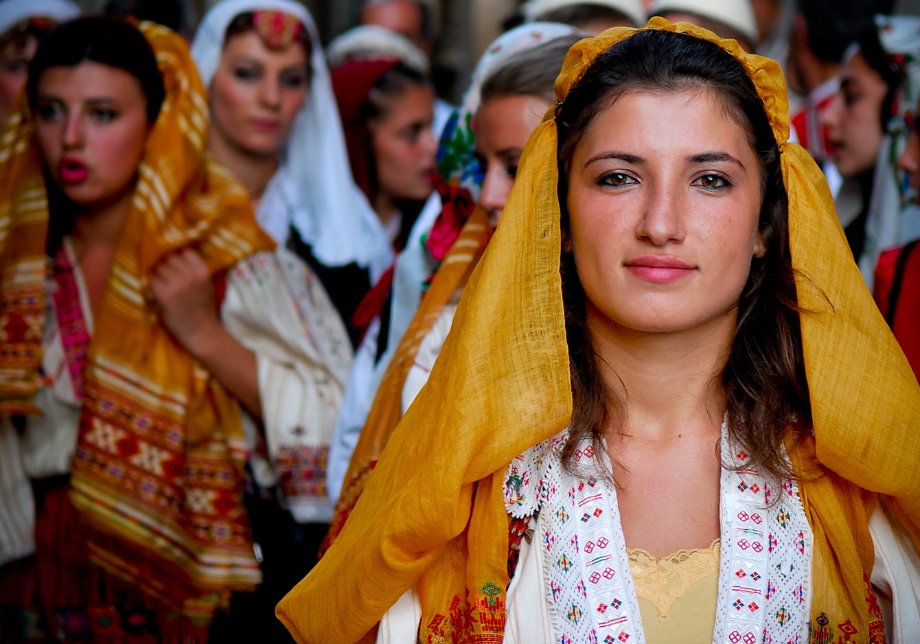 Хорваты мусульмане. Этнические албанцы. Турецкие женщины. Албанские женщины.
