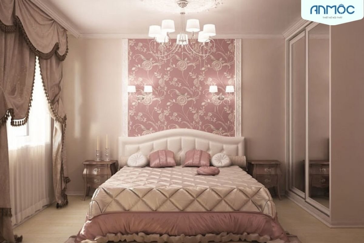 Дизайн спальни в розовом цвете: фото, популярные оттенки (25 фото)