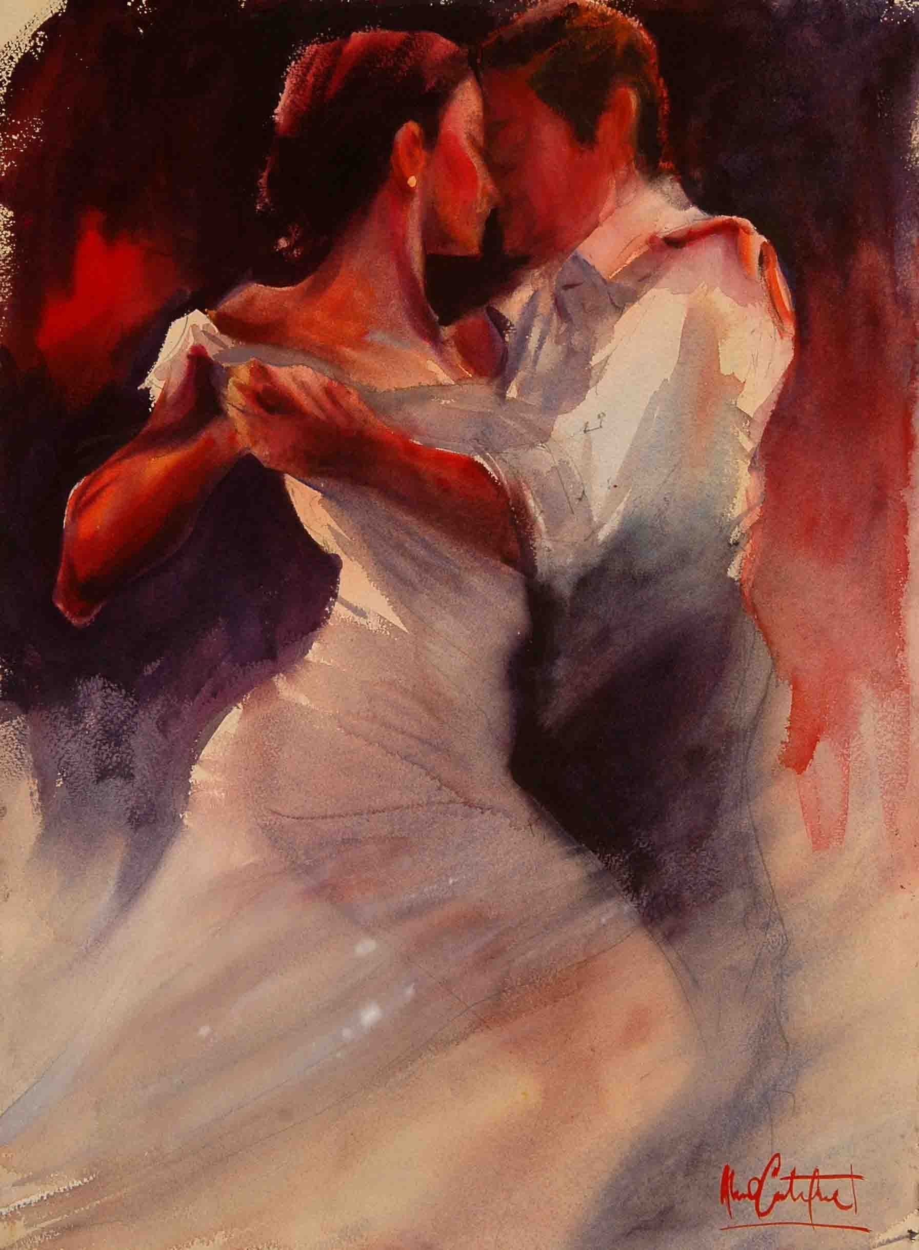 Dancing romance. Alvaro Castagnet танец страсти. Альваро кастаньет художник. Альваро кастаньет акварель. Кристофер Кларк картины танго.