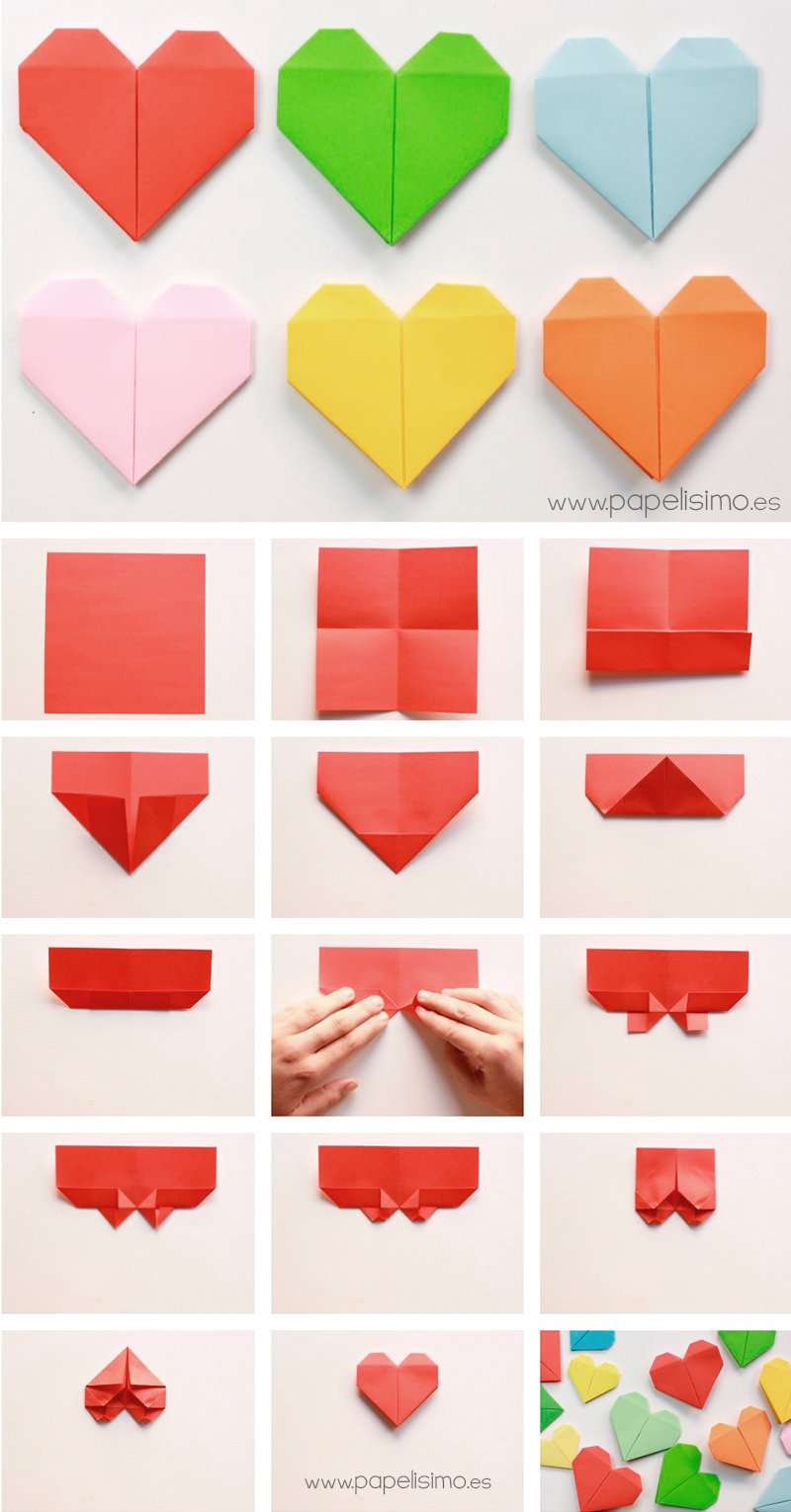 Сердечко из бумаги легко. Сердечко из бумаги. Оригами сердечко. Маленькие сердечки из бумаги. Объемные сердечки.