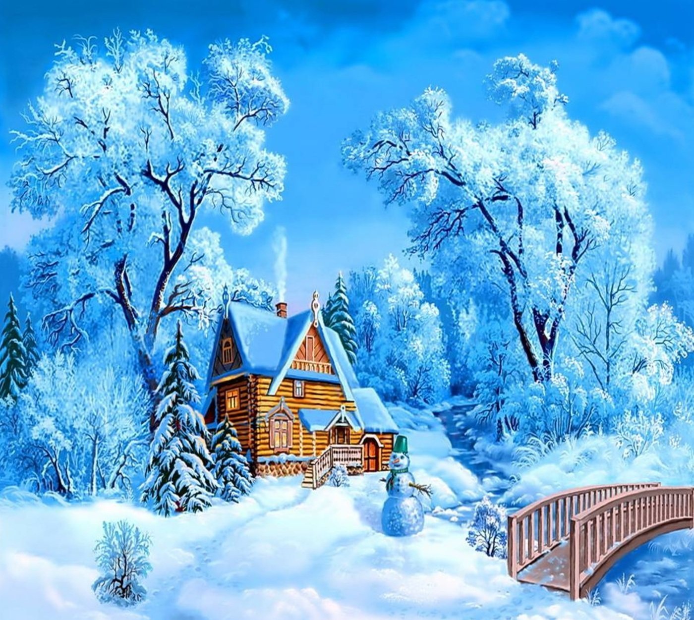 Зимнее воскресный день. Сказочный домик зимой. Зимняя сказка. Открытки с зимним пейзажем. Зимний пейзаж для детей.