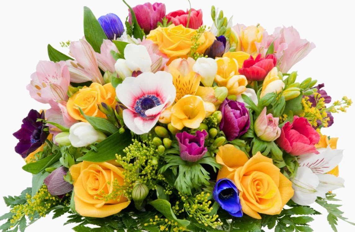 Поздравление с днем рождения женщине букет цветов