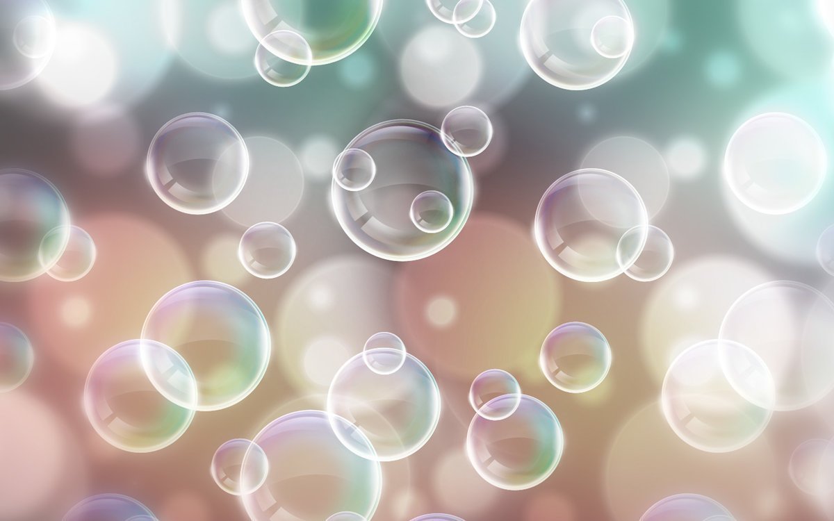 Фон для презентации мыльные пузыри