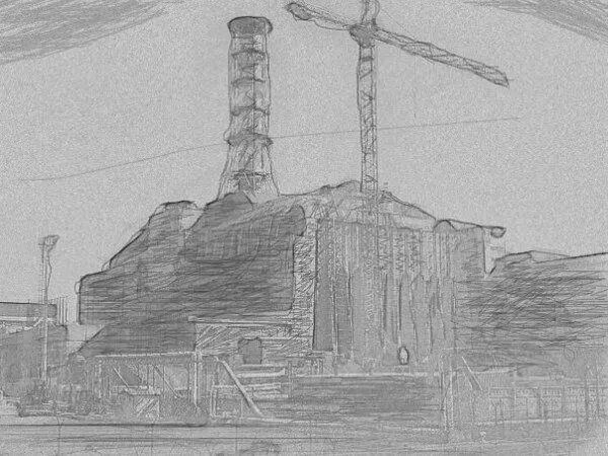 Чернобыль раскраска