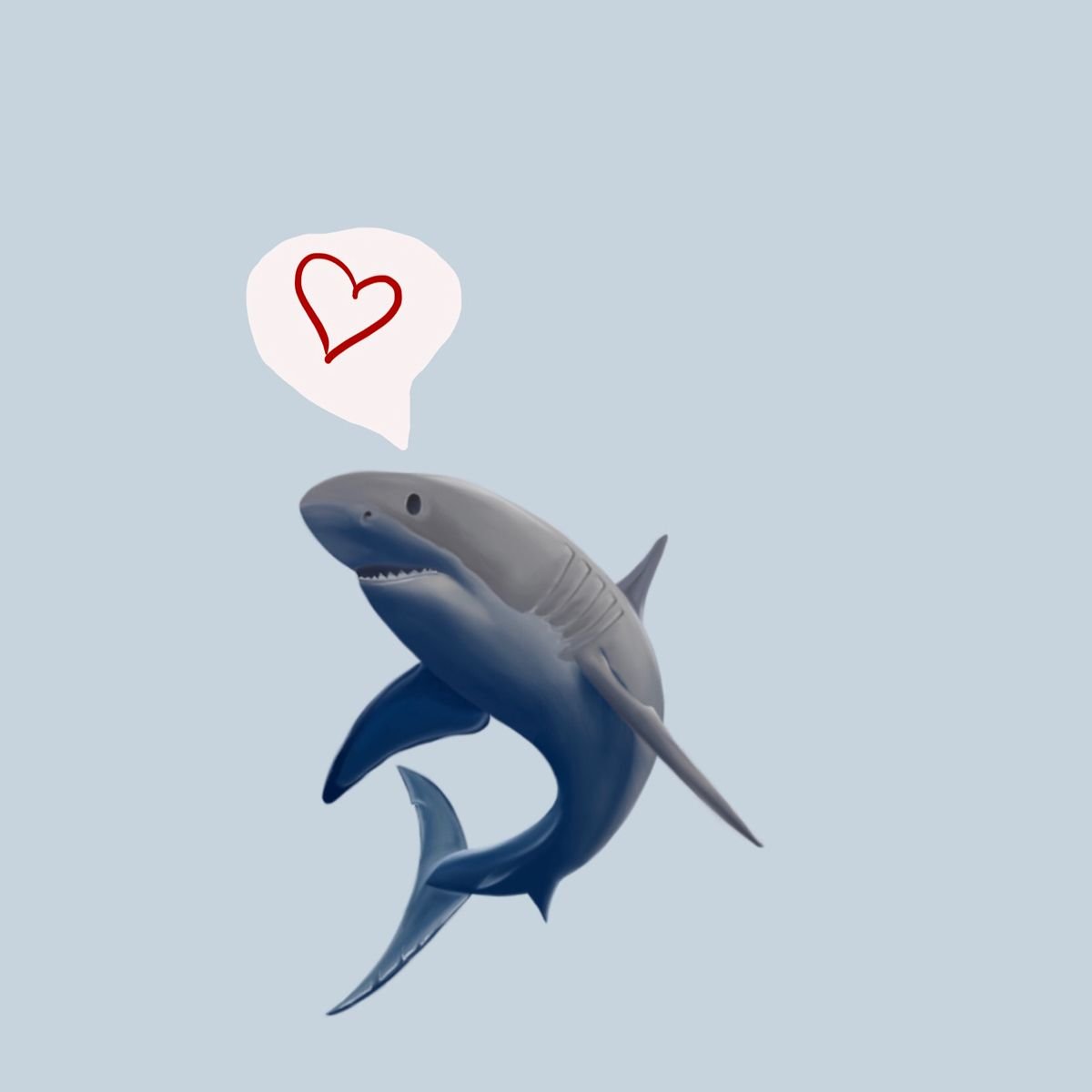 Нарисованная акула