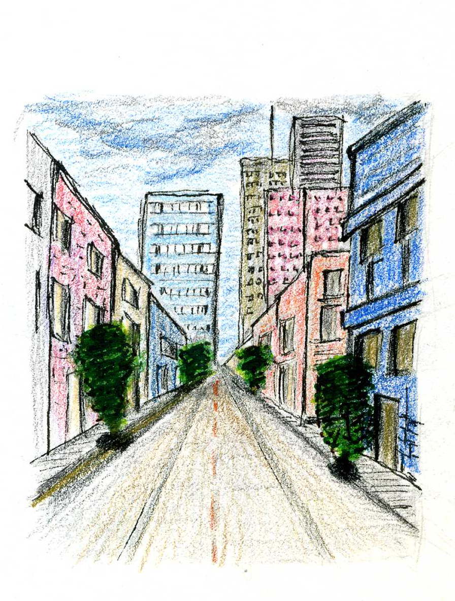 Рисунок улица
