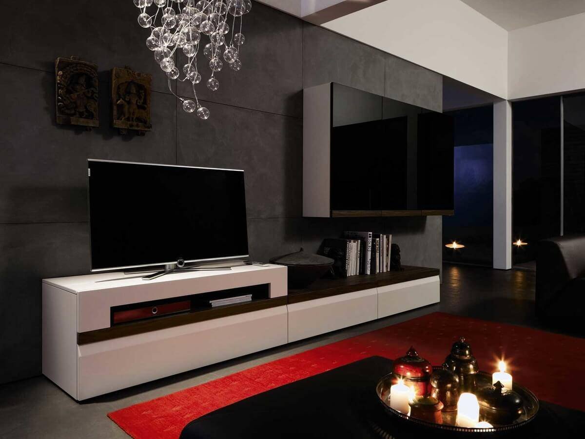 Стенки под телевизор в современном стиле