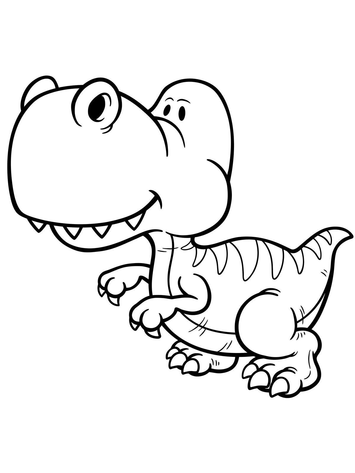 Рисунок динозаврика