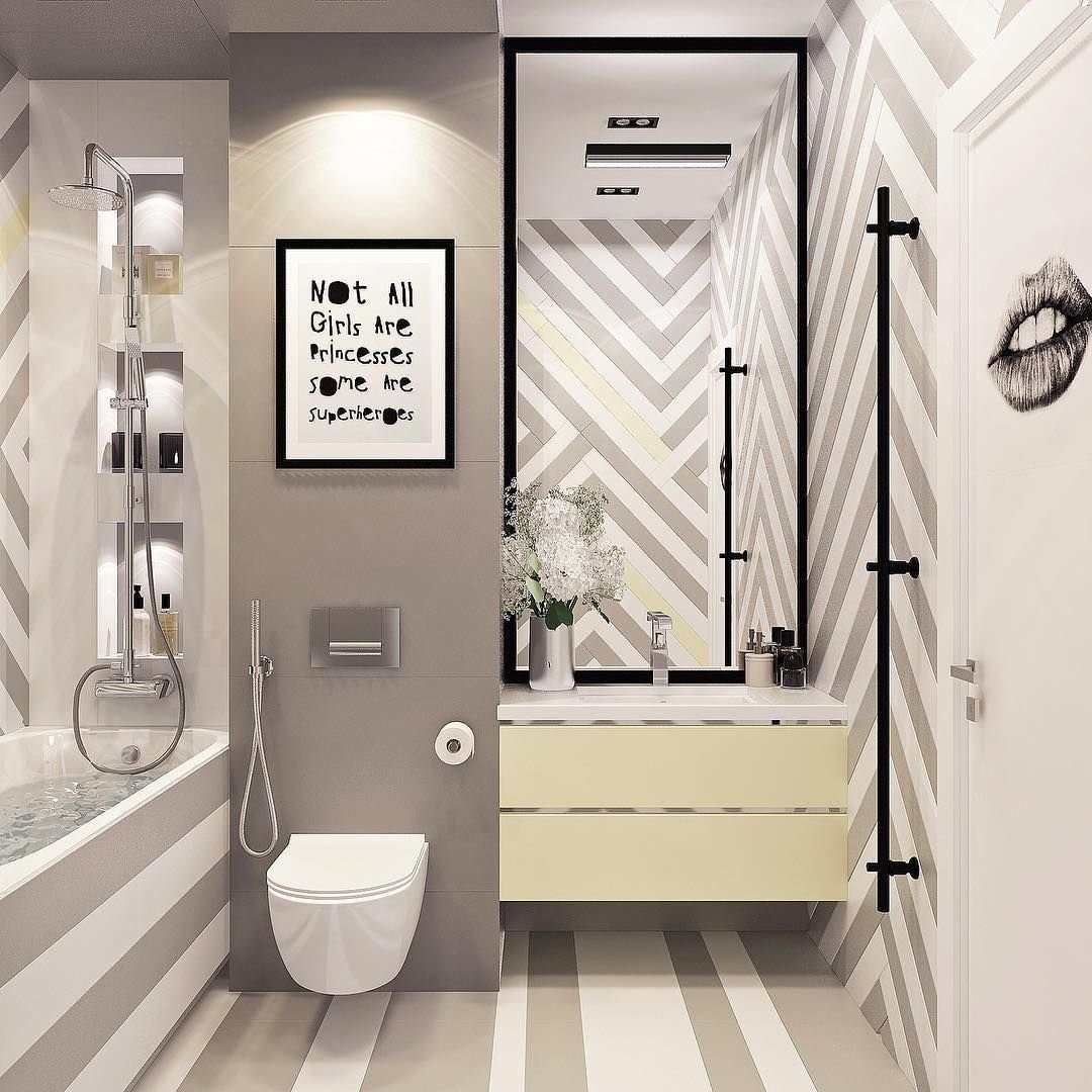 Дизайн санузла с ванной