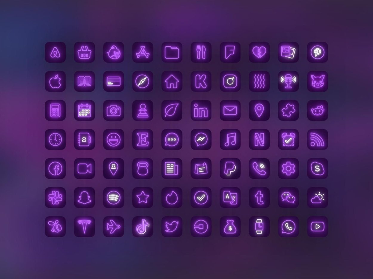 Фиолетовые обои на компьютер