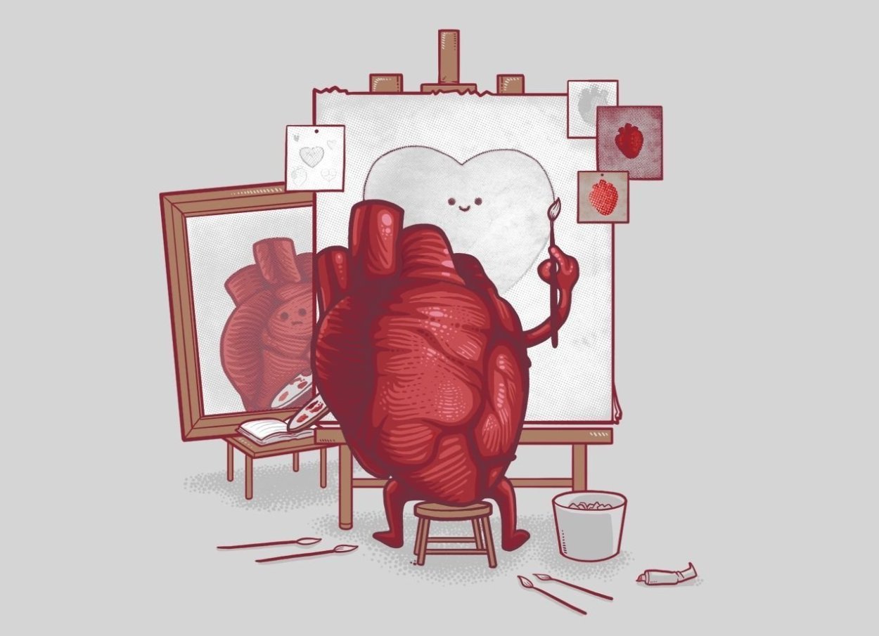 Сердце человека обои