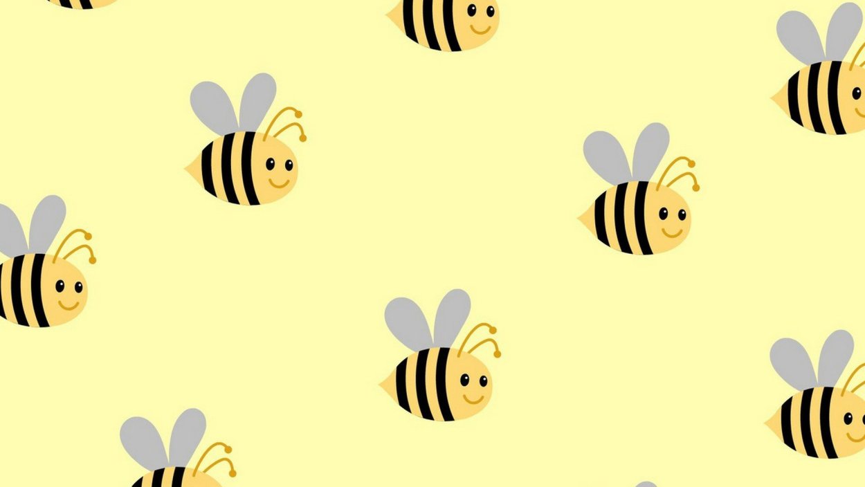 Фон пчелы