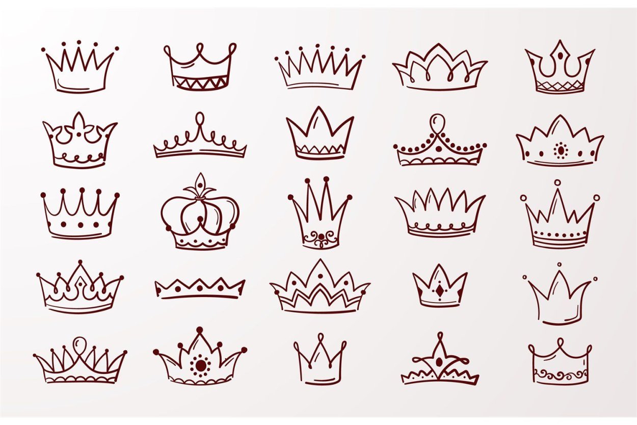 Нарисованная корона