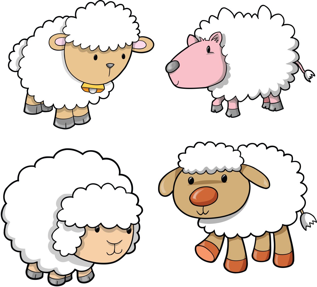 Рисунок овечки