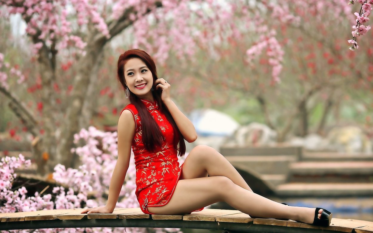 Красивые китайские девушки